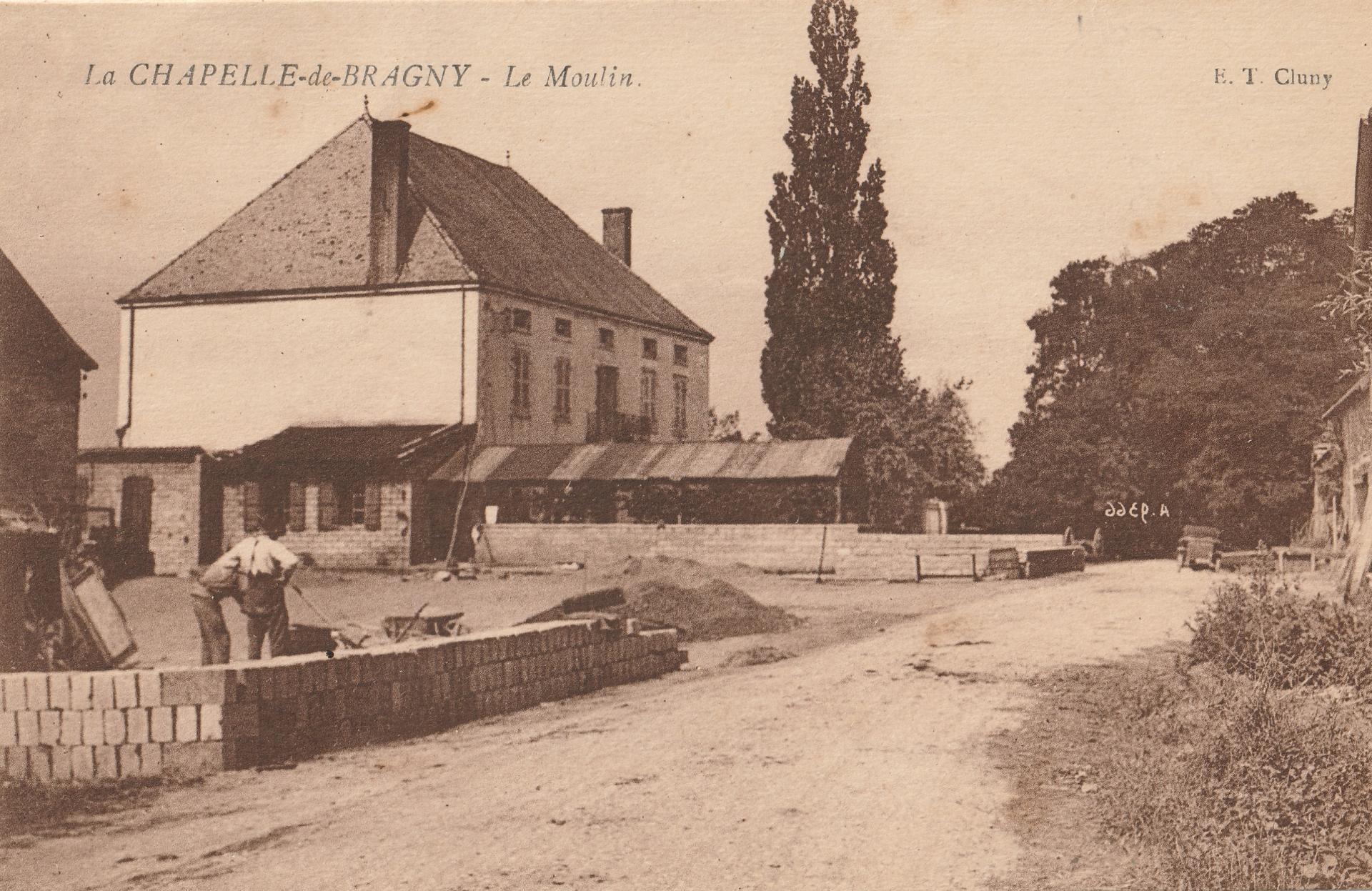 l'auberge moulin de la chapelle sur la commune de messey