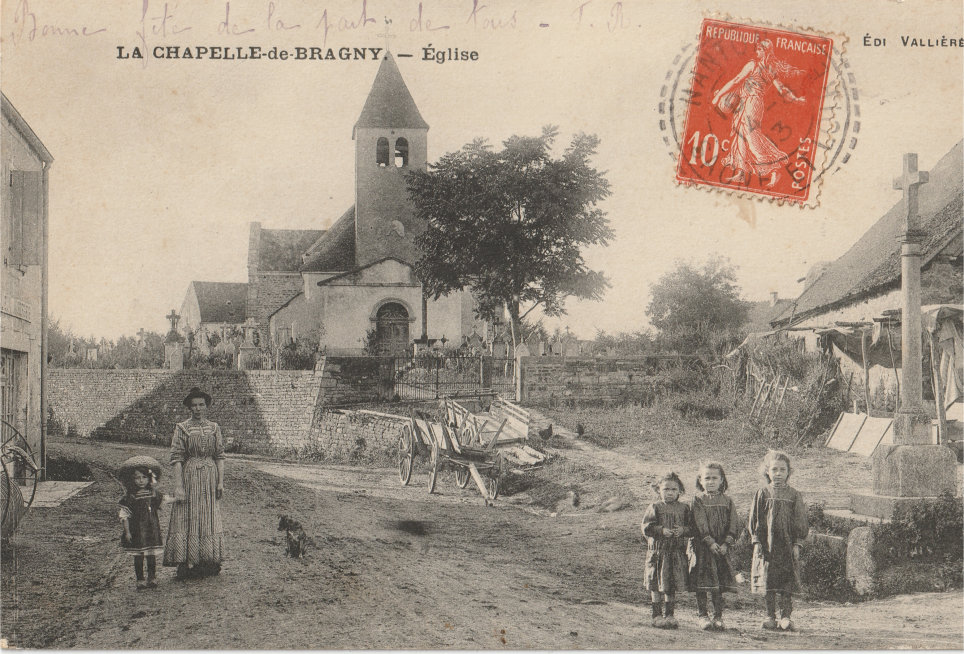 l'église et route de messey